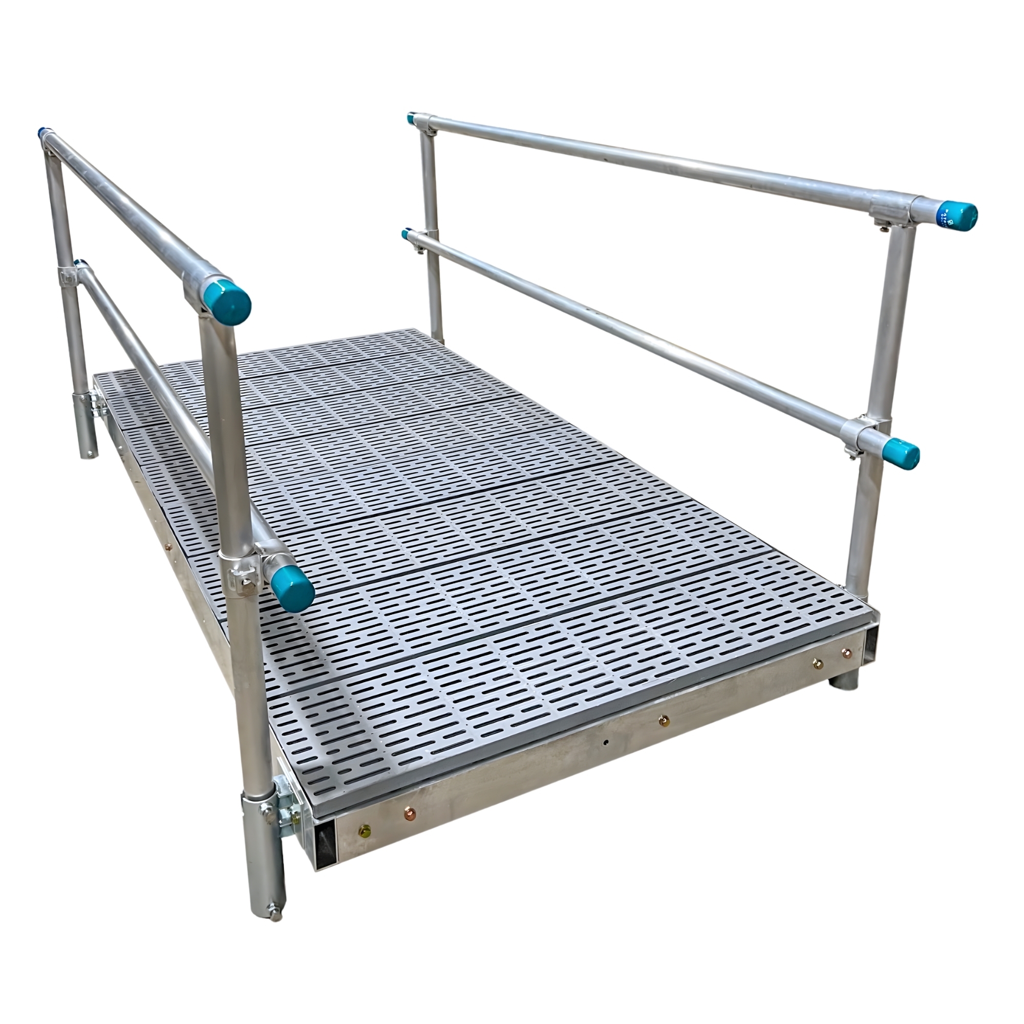 Patriot Docks Gangway Kit — 4ft. x 8ft., Gray Poly Decking, Model# R-2121